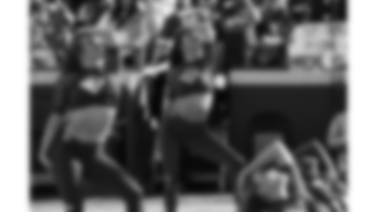 A Kansas City Chiefs Cheerleader during a week 12 NFL football game against the Indianapolis Colts, Sunday, November 23, 2025 in Kansas City, MO.