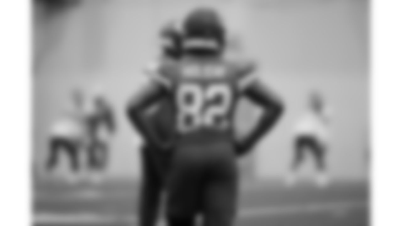 Kansas City Chiefs wide receiver Jimmy Holiday (82) during a week 16 practice on Thursday, December 18, 2025 in Kansas City, MO.