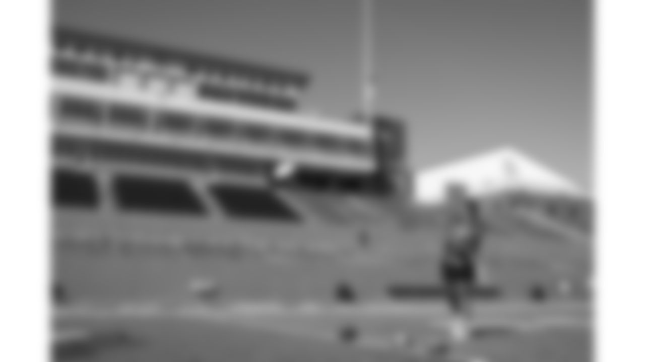 Kansas City Youth Flag Football ran drills during day 7 of training camp practice on Tuesday, July 29, 2025.