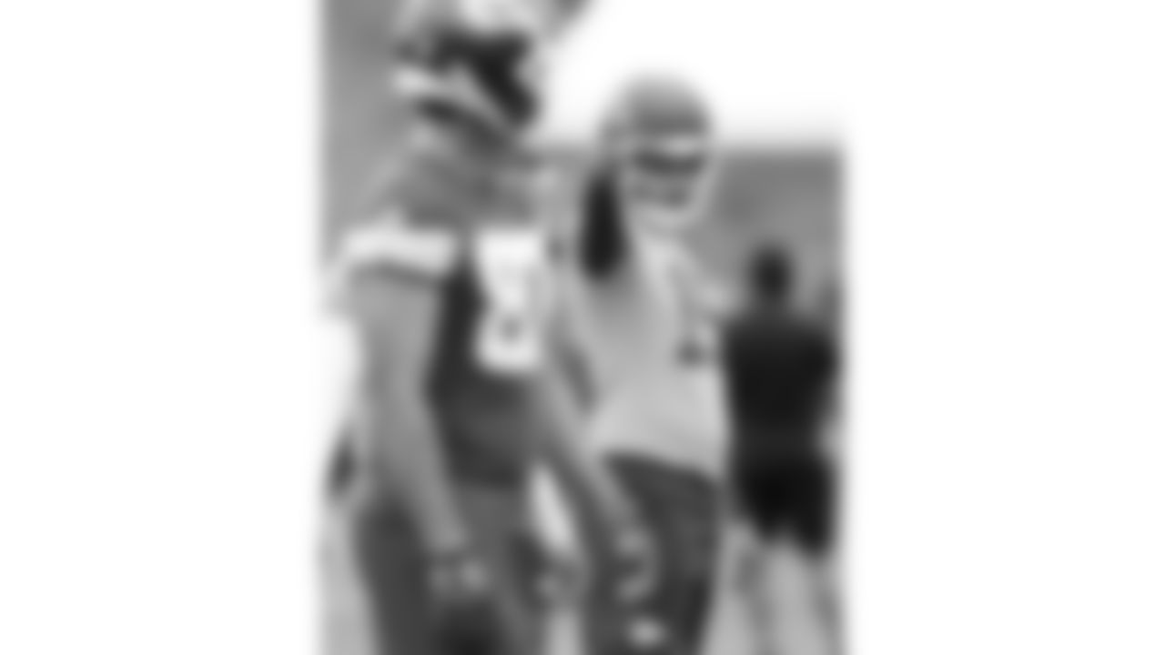 Kansas City Chiefs quarterback Patrick Mahomes (15) practices during phase 3 of OTAs on Tuesday June 17, 2025 in Kansas City, MO.