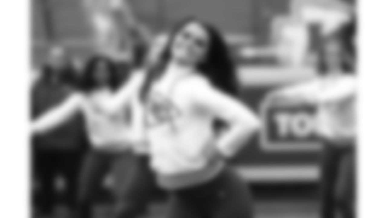 The Kansas City Chiefs Cheerleaders field rehearsal before a week 12 NFL football game against the Indianapolis Colts, Sunday, November 23, 2025 in Kansas City, MO.