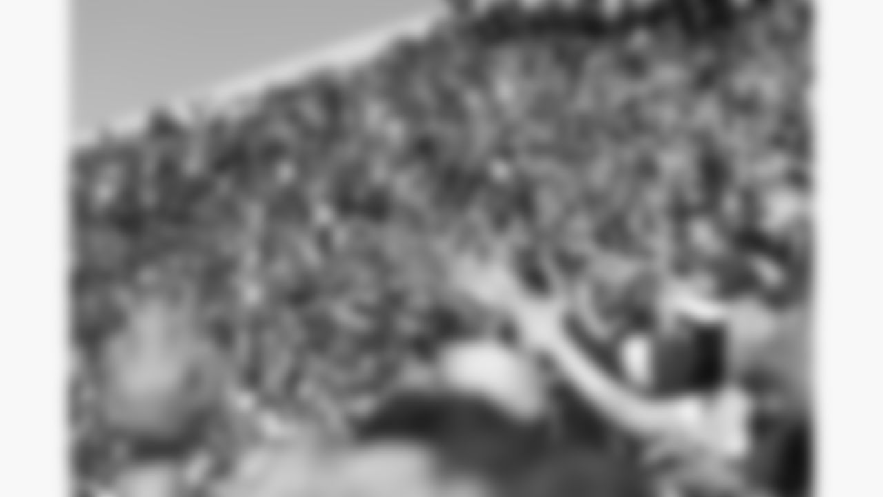 Fans during a week 7 NFL football game between the Kansas City Chiefs and the Las Vegas Raiders, Sunday, October 19, 2025 in Kansas City, MO.