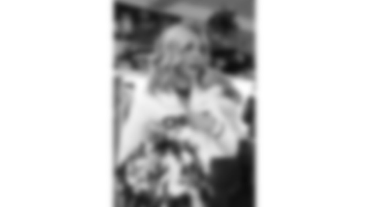 Kansas City Chiefs Cheerleaders prepare for a week 12 NFL football game against the Indianapolis Colts, Sunday, November 23, 2025 in Kansas City, MO.