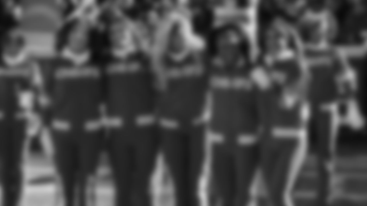 The Kansas City Chiefs Cheerleaders announce Sadie as their 2026 Pro Bowl Cheerleader on the field during a week 15 NFL Football game against the Los Angeles Chargers on Sunday, December 14, 2025 in Kansas City, MO.