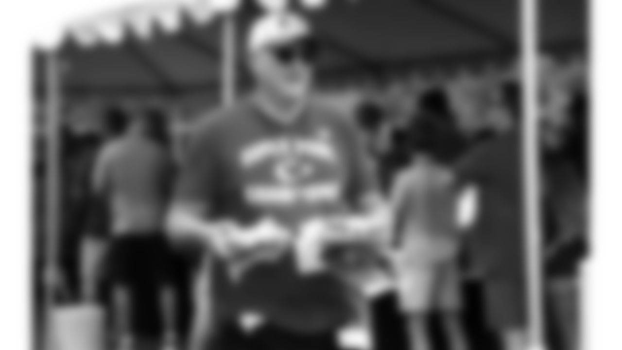 A Kansas City Chiefs fan during day 2 of the Season Ticket Member First Look Event on Wednesday June 18, 2025 in Kansas City, MO.
