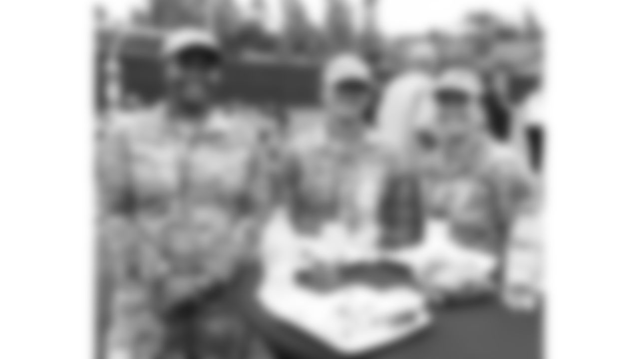 Service members from the Whiteman U.S. Air Force Base during day 1 of the Season Ticket Member First Look Event on Tuesday June 17, 2025 in Kansas City, MO.