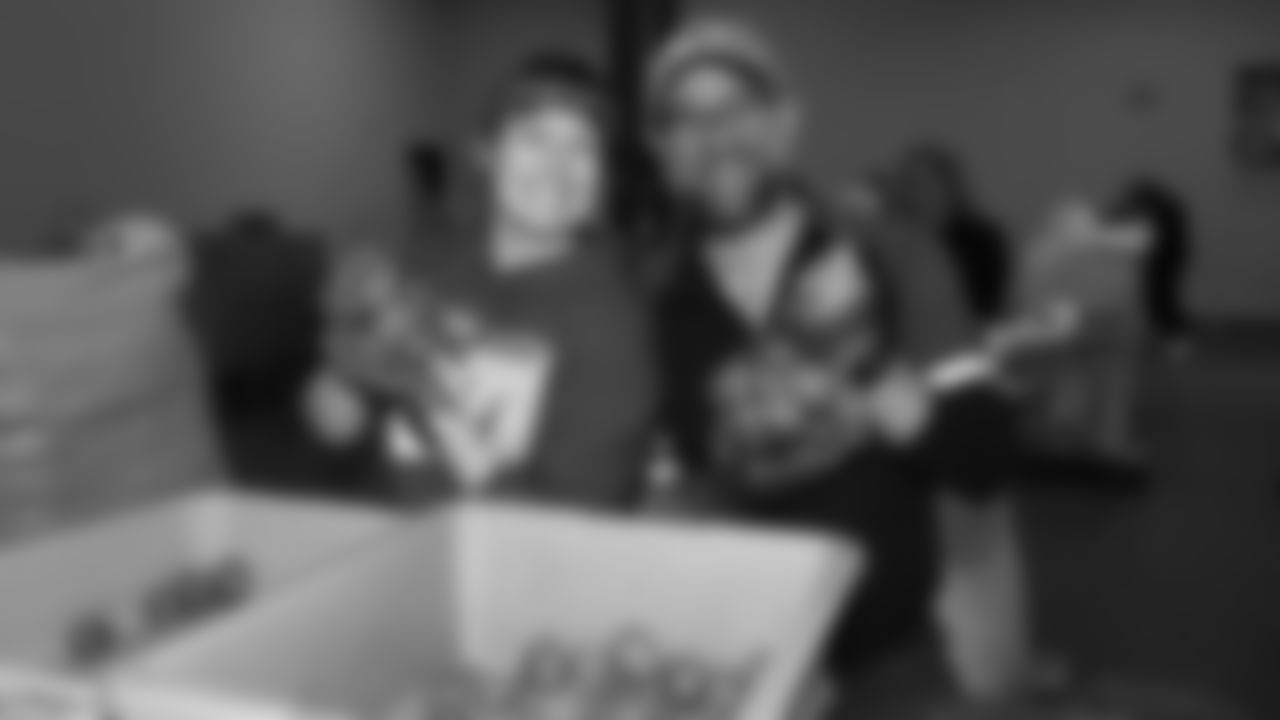 Chiefs staff volunteers at the annual Souper Bowl at the Harvesters Community Food Network in Kansas City on Tuesday, February 4, 2026.