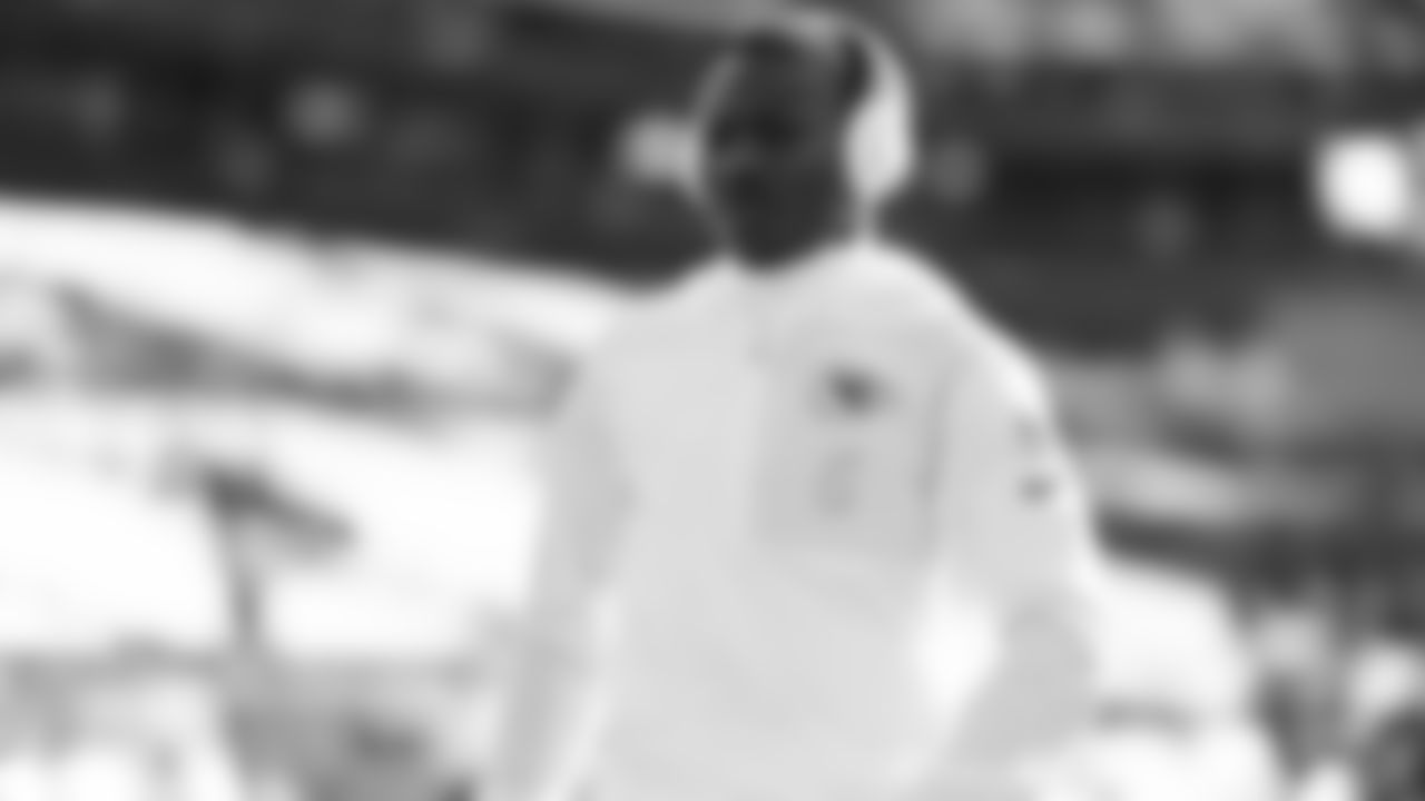 Kansas City Chiefs wide receiver Hollywood Brown (5) warms up prior to a week 11 NFL Football game against the Denver Broncos on Sunday, November 16, 2025 in Denver, Colorado.