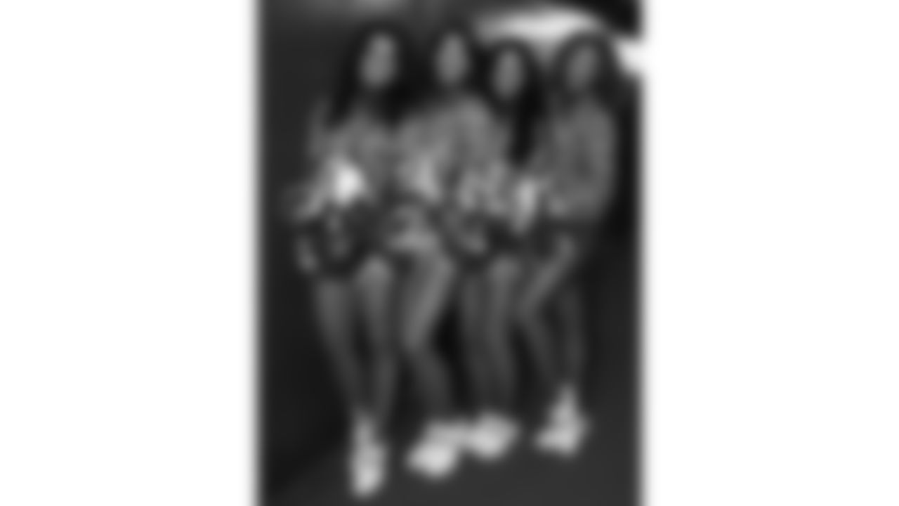 Kansas City Chiefs Cheerleaders before a week 8 NFL football game against the Washington Commanders, Monday, October 27, 2025, in Kansas City, MO.