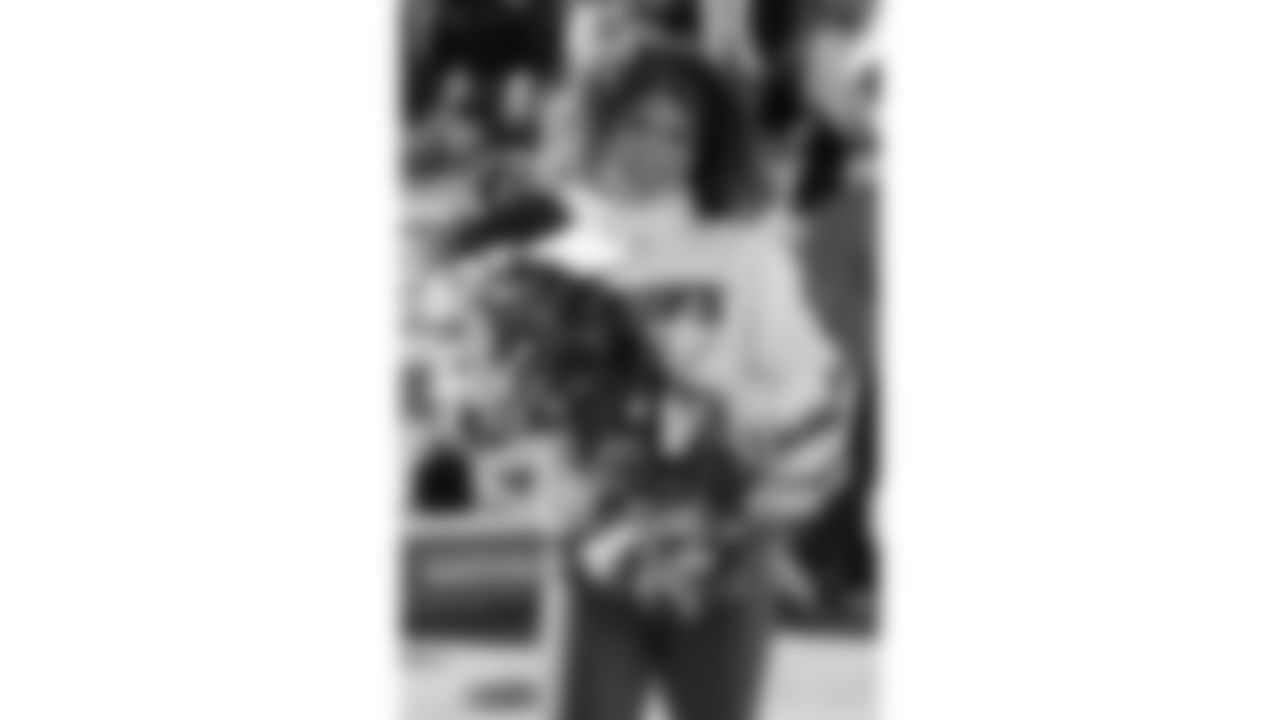 Kansas City Chiefs Cheerleaders on the field prior to a week 15 NFL Football game against the Los Angeles Chargers on Sunday, December 14, 2025 in Kansas City, MO.