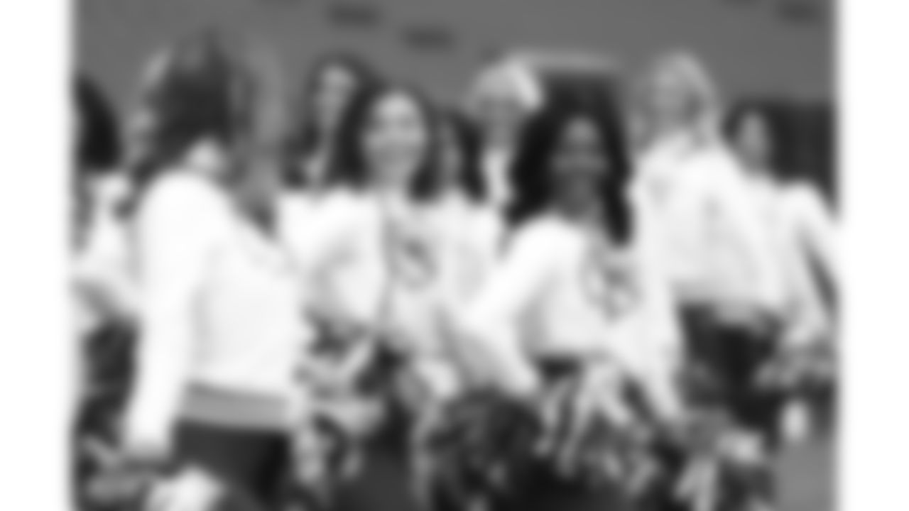 The Kansas City Chiefs Cheerleaders field rehearsal before a week 12 NFL football game against the Indianapolis Colts, Sunday, November 23, 2025 in Kansas City, MO.