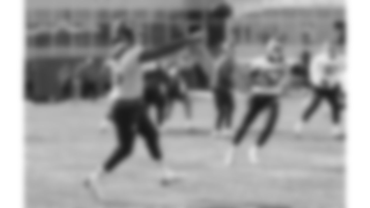 Kansas City Chiefs quarterback Patrick Mahomes (15) during week 14 practice on Friday December 5, 2025 in Kansas City, MO.