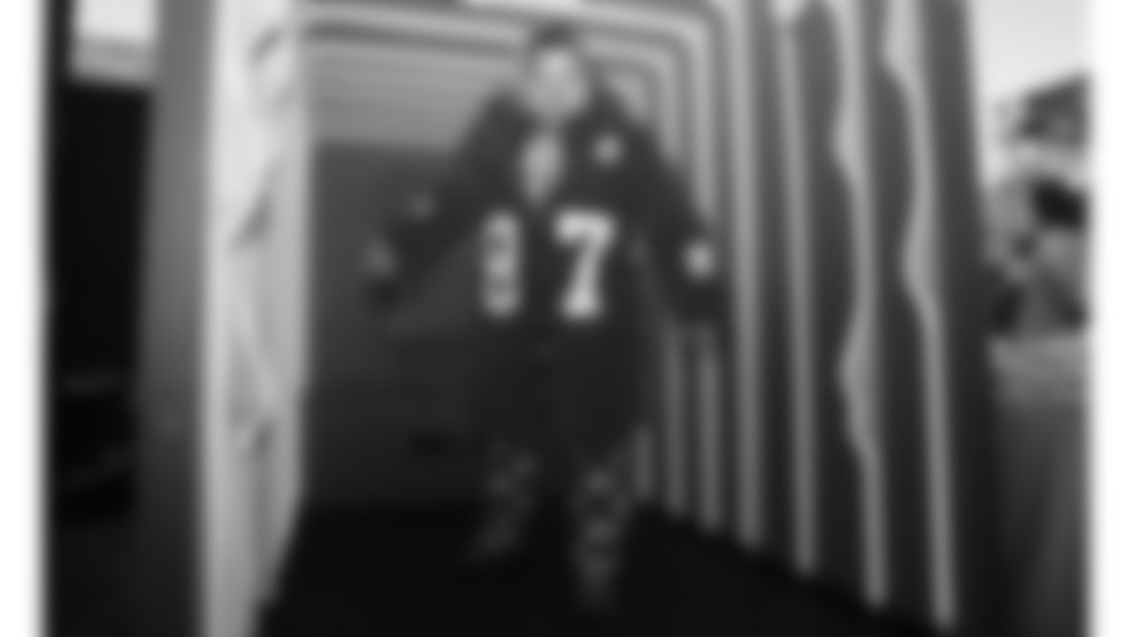 Fan prior to an NFL week 14 matchup against the Houston Texans, Sunday December 7, 2025.