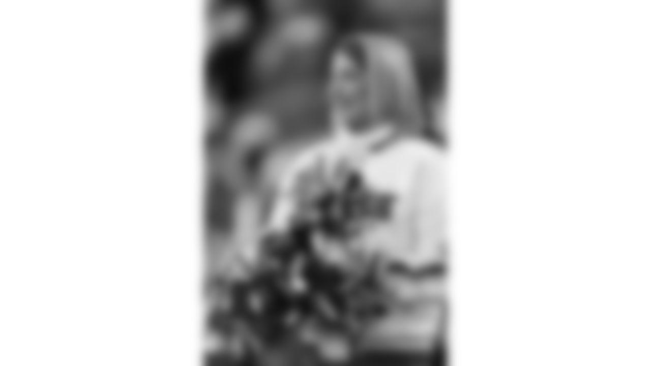 Kansas City Chiefs Cheerleaders perform during a week 15 NFL Football game against the Los Angeles Chargers on Sunday, December 14, 2025 in Kansas City, MO.