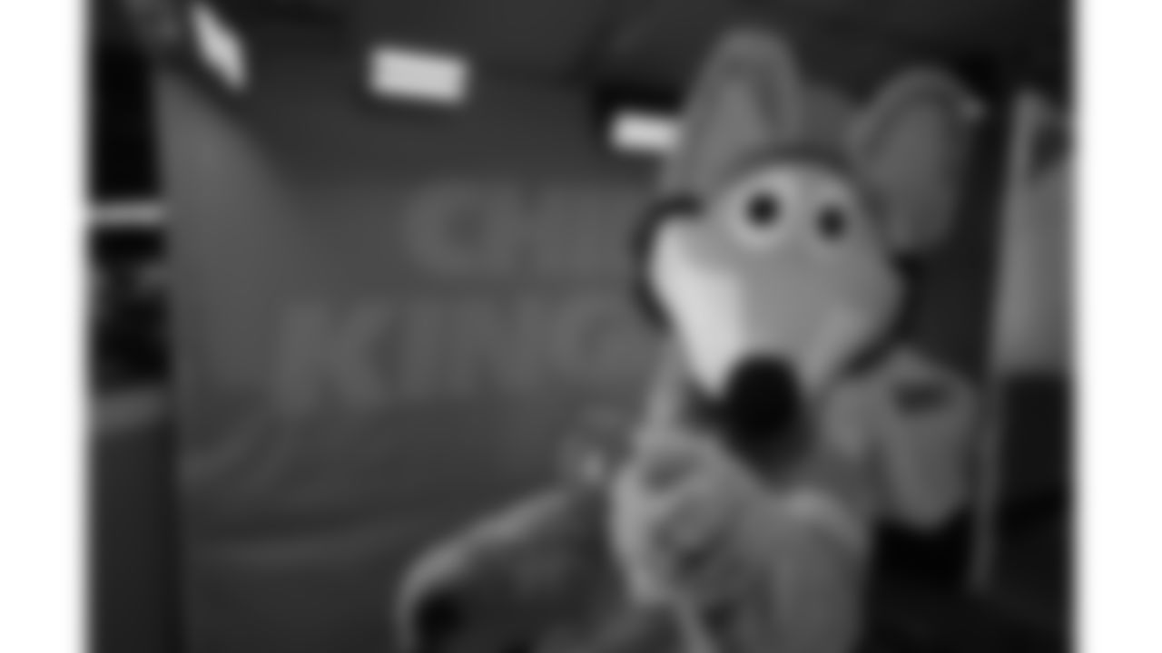 KC Wolf prior to the week 6 NFL football game against the Detroit Lions, Sunday, October 12, 2025 in Kansas City, MO.
