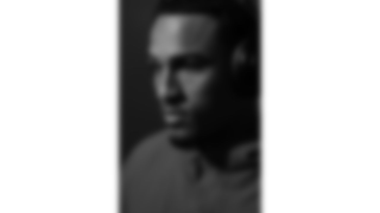 Kansas City Chiefs cornerback Trent McDuffie (22) walks down the 50-yard tunnel at GEHA Field at Arrowhead Stadium prior to a week 6 NFL football game against the Detroit Lions, Sunday, October 12, 2025 in Kansas City, MO.