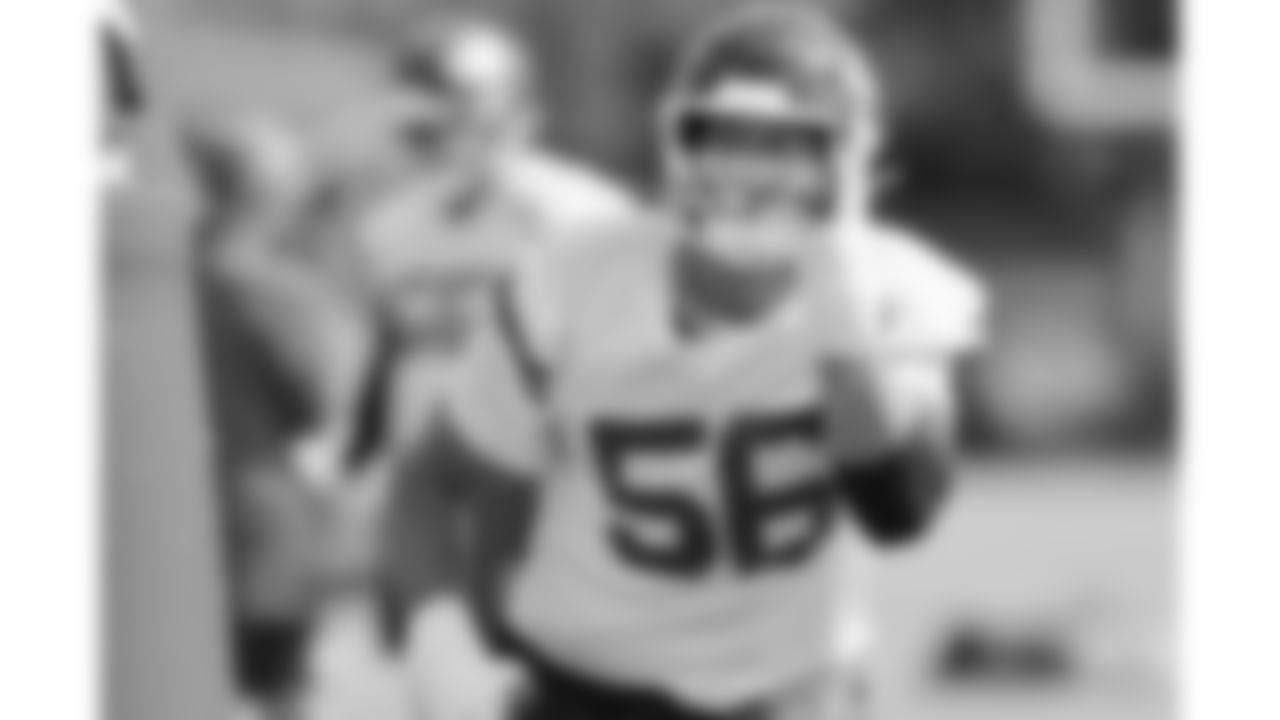 Kansas City Chiefs defensive end George Karlaftis (56) during practice on Friday, October 3, 2025 in Kansas City, MO.