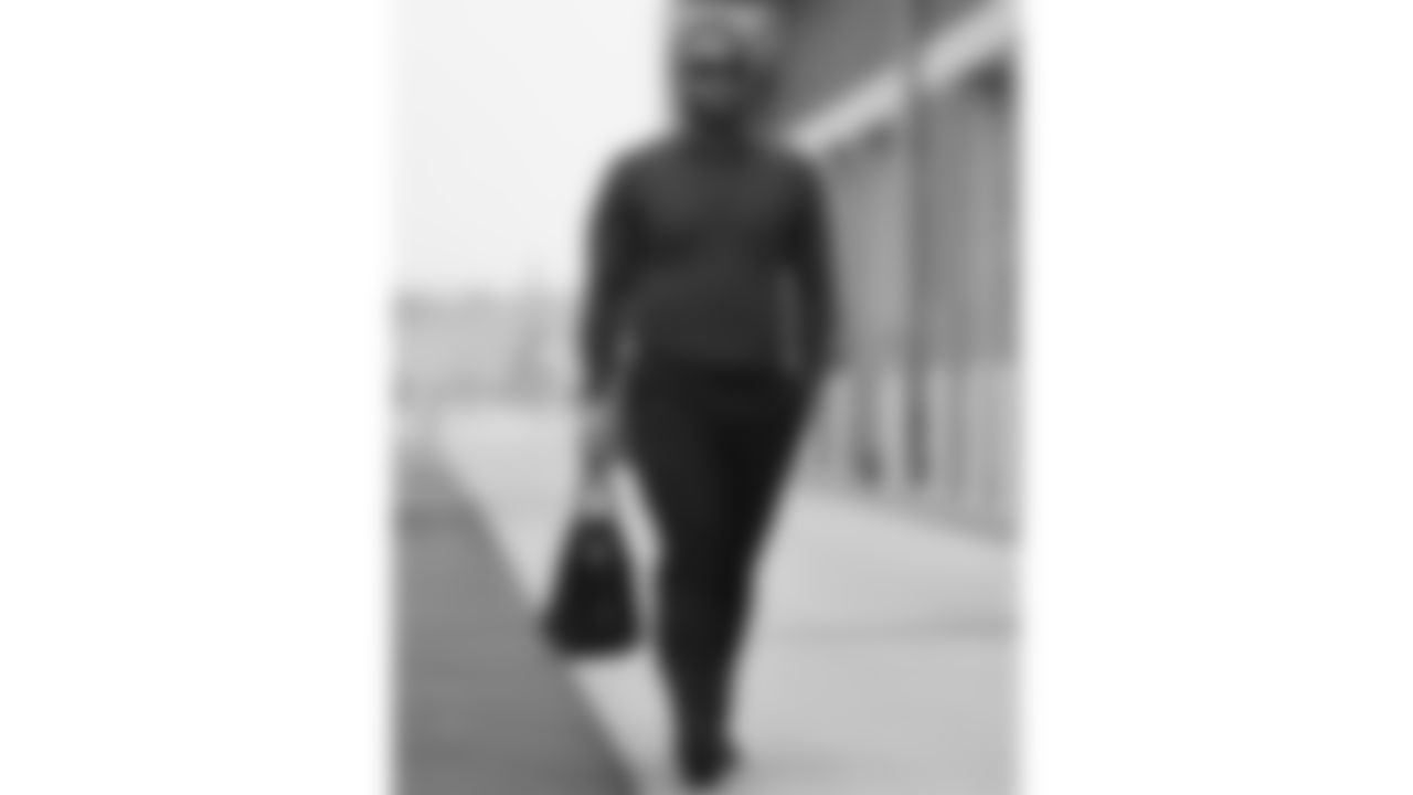 Kansas City Chiefs defensive lineman Jerry Tillery (99) arrives prior to a week 12 NFL Football game against the Indianapolis Colts on Sunday, November 23, 2025 in Kansas City, MO