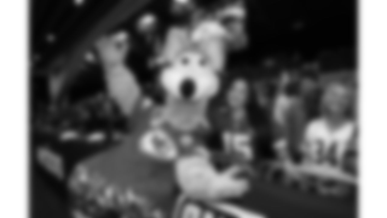 KC Wolf and fans during the 2026 NFL Pro Bowl in San Francisco, California on Tuesday, February 3, 2026.