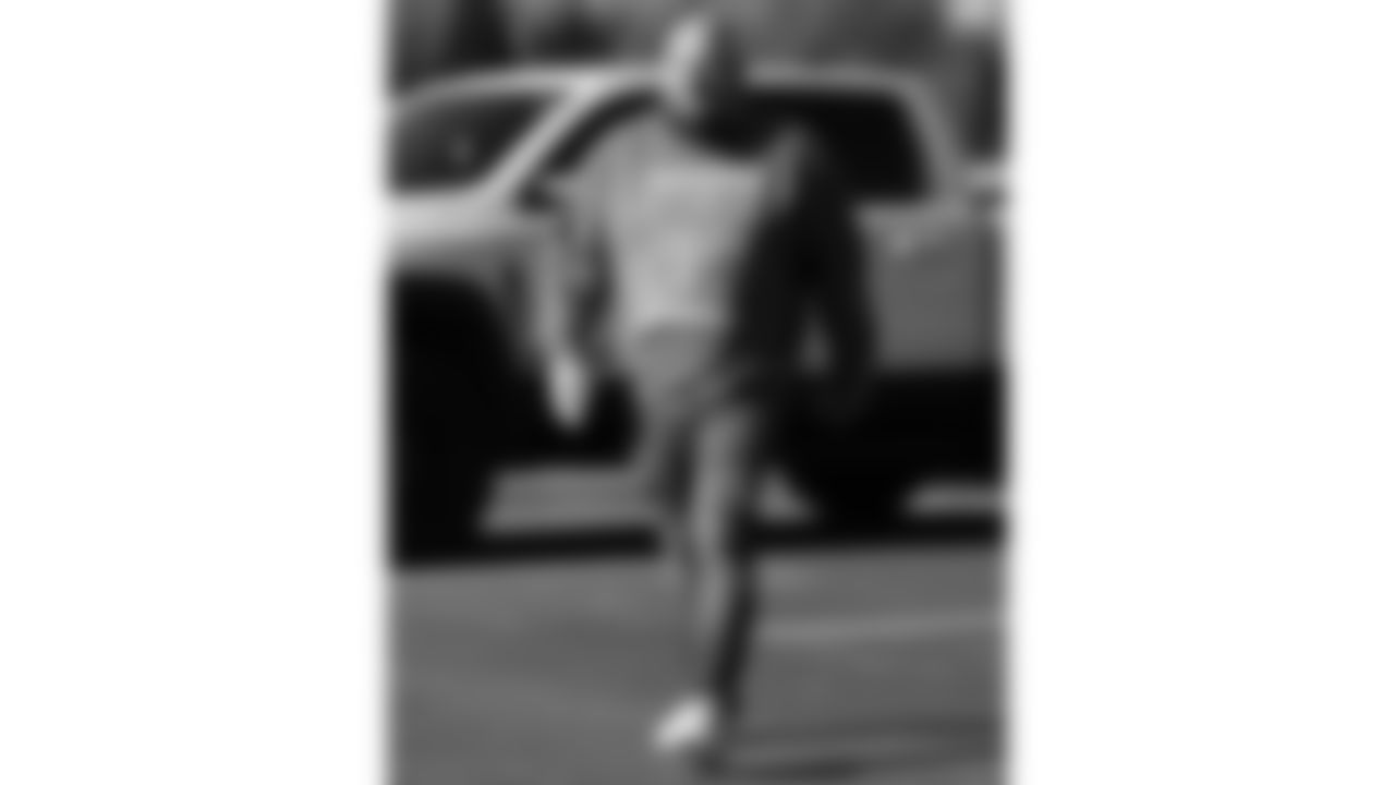 Kansas City Chiefs Assistant Running Backs Coach Mark DeLeone arrives prior to an NFL week 15 matchup against the Los Angeles Chargers, Sunday December 14, 2025.