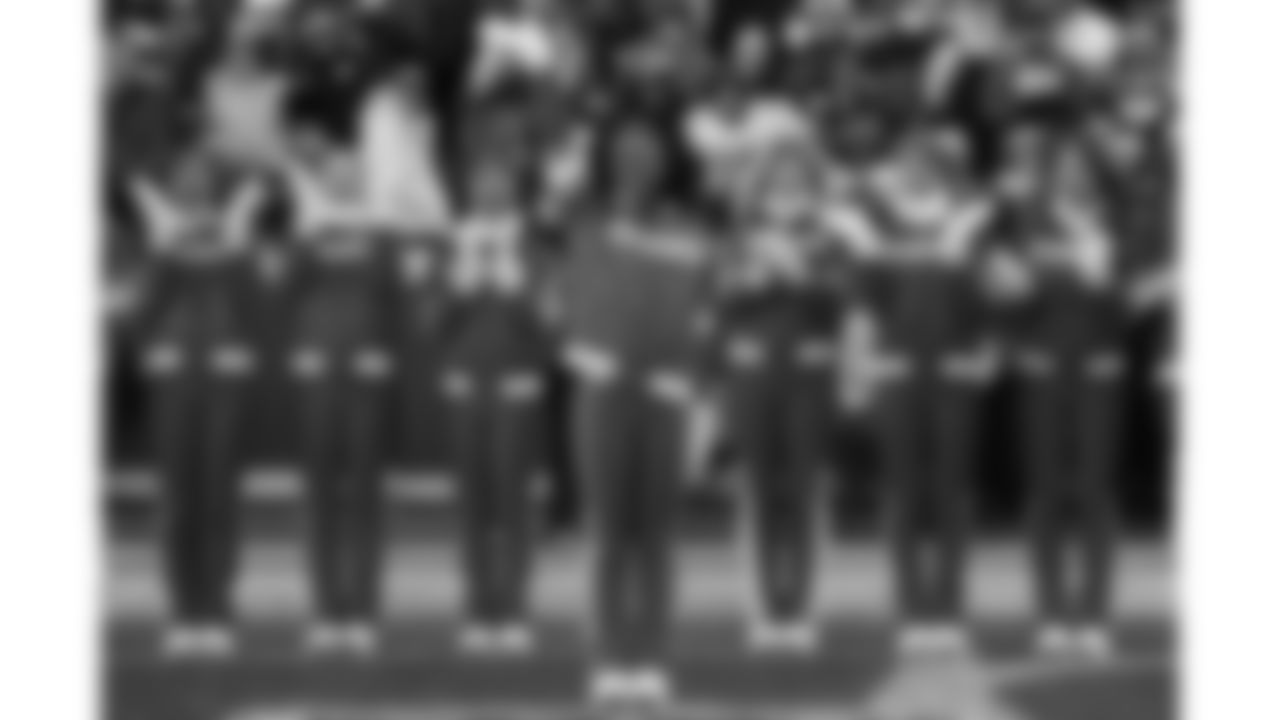 The Kansas City Chiefs Cheerleaders announce Sadie as their 2026 Pro Bowl Cheerleader on the field during a week 15 NFL Football game against the Los Angeles Chargers on Sunday, December 14, 2025 in Kansas City, MO.