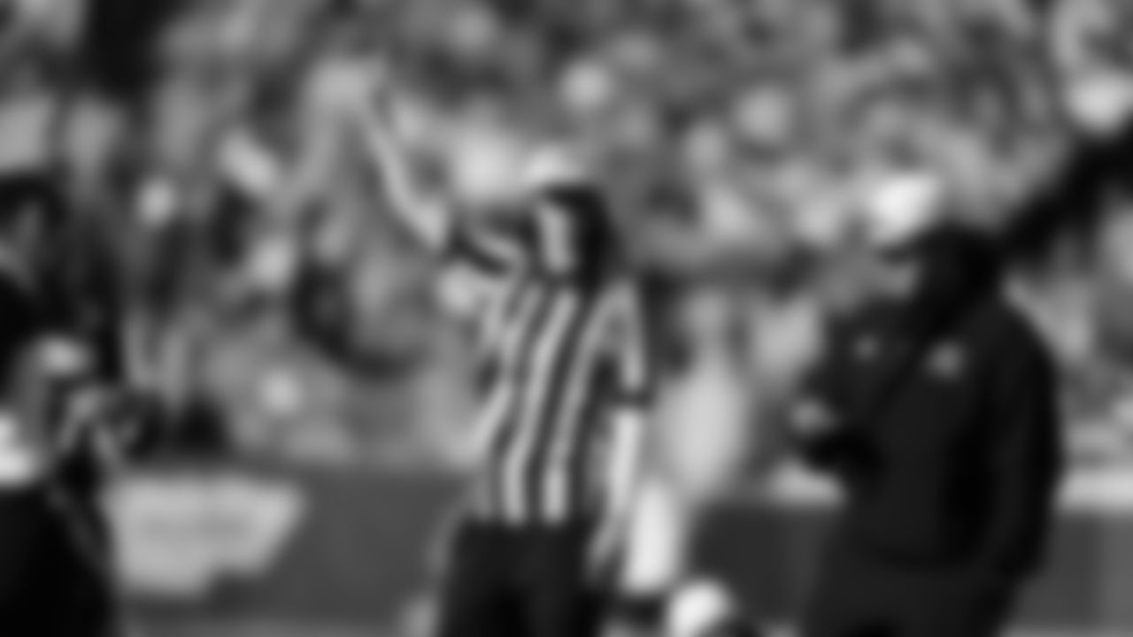 Ottawa University Women's Flag Football Scrimmage during a week 12 NFL Football game against the Indianapolis Colts on Sunday, November 23, 2025 in Kansas City, MO