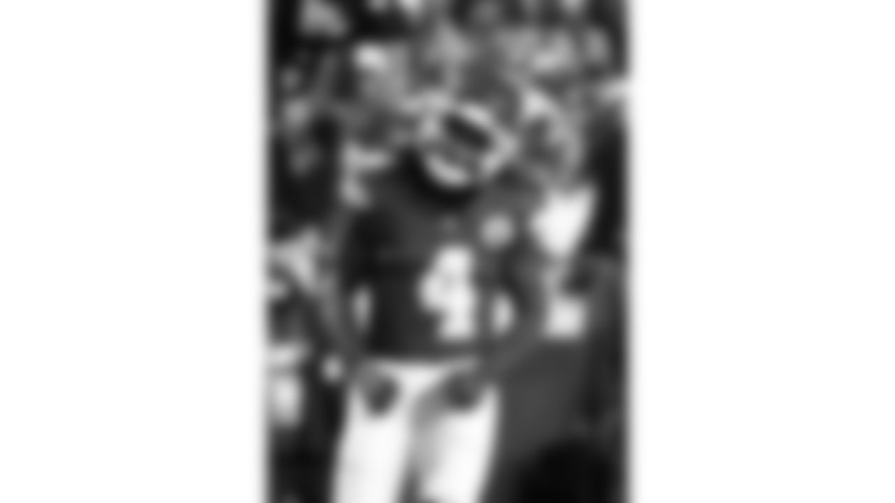 Kansas City Chiefs wide receiver Rashee Rice (4) yells during a week 8 NFL Football game against the Washington Commanders on Monday, October 27, 2025 in Kansas City, MO.