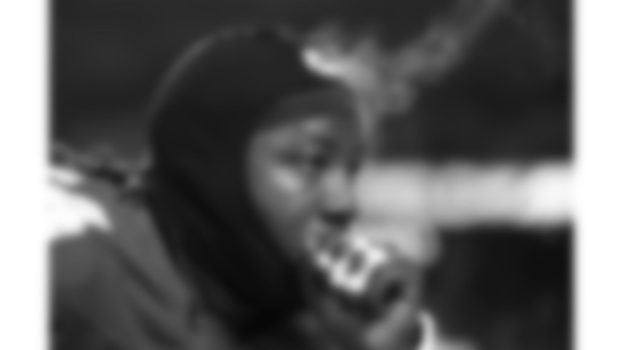 Kansas City Chiefs offensive tackle Wanya Morris (64) looks on prior to a week 14 NFL football game against the Houston Texans, Sunday, December 7, 2025 in Kansas City, MO.