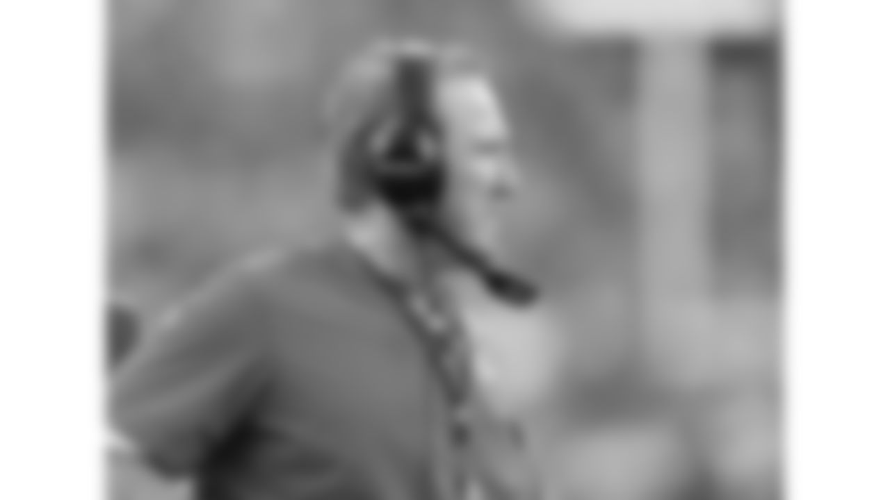 Kansas City Chiefs Defensive Coordinator Steve Spagnuolo on the sideline during a week 11 NFL Football game against the Denver Broncos on Sunday, November 16, 2025 in Denver, Colorado.