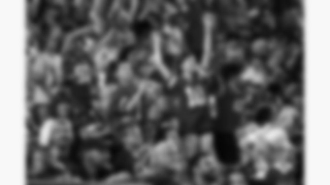 Kansas City Chiefs fans cheer in the stands during a preseason week 3 NFL football game against the Chicago Bears, Friday, August 22, 2025 in Kansas City, MO.