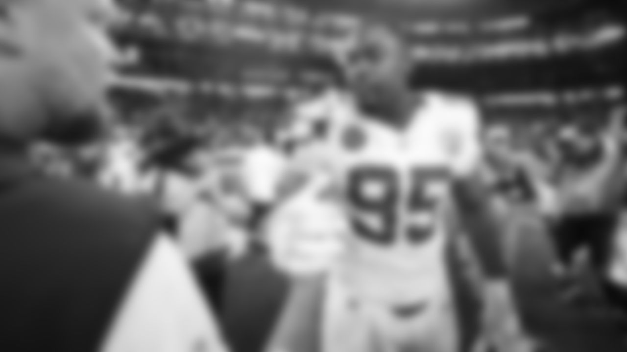 Kansas City Chiefs defensive tackle Chris Jones (95) after a week 13 NFL football game against the Dallas Cowboys on Thursday, November 27, 2025 in Arlington, TX.
