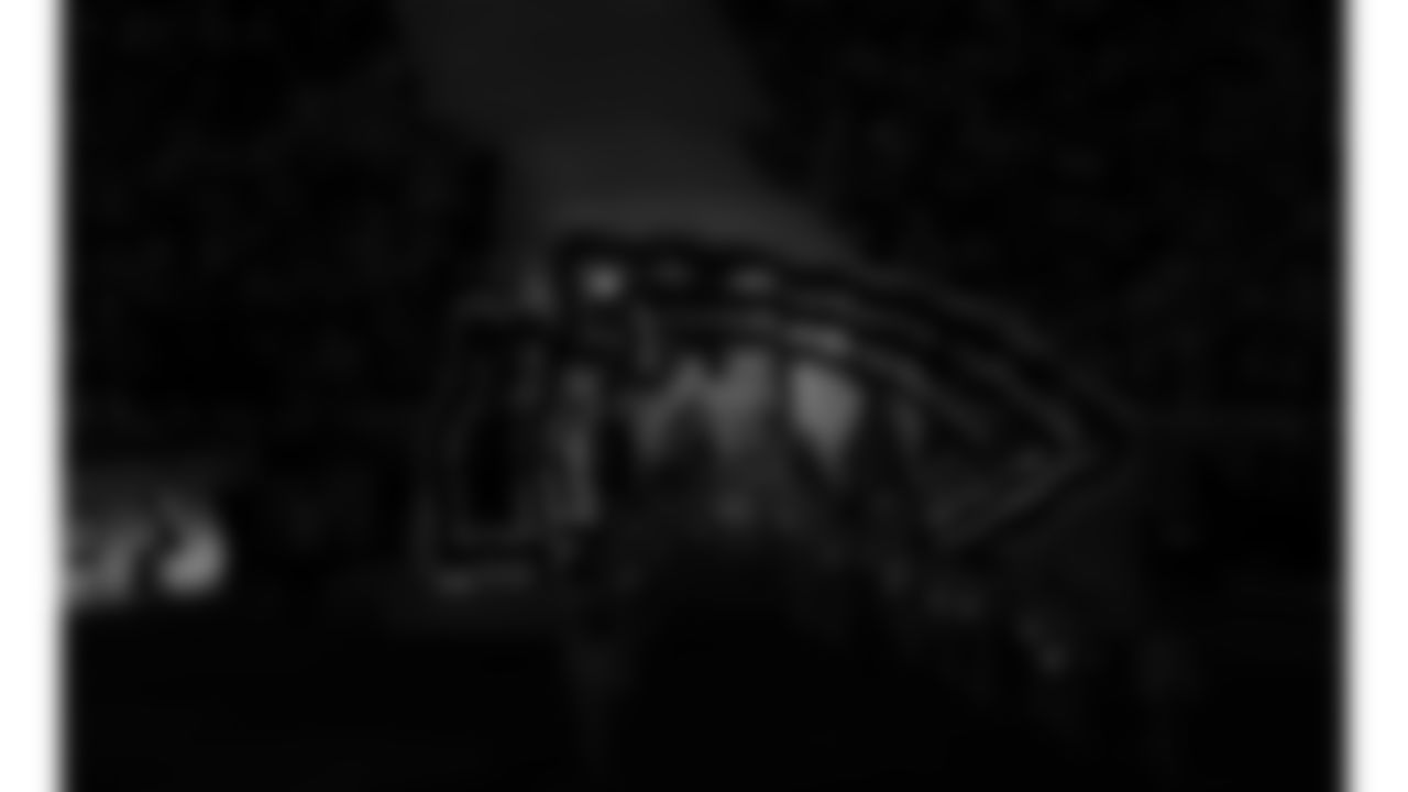 Kansas City Chiefs Cheerleaders enter the field prior to a week 14 NFL Football game against the Houston Texans on Sunday, December 7, 2025 in Kansas City, MO.