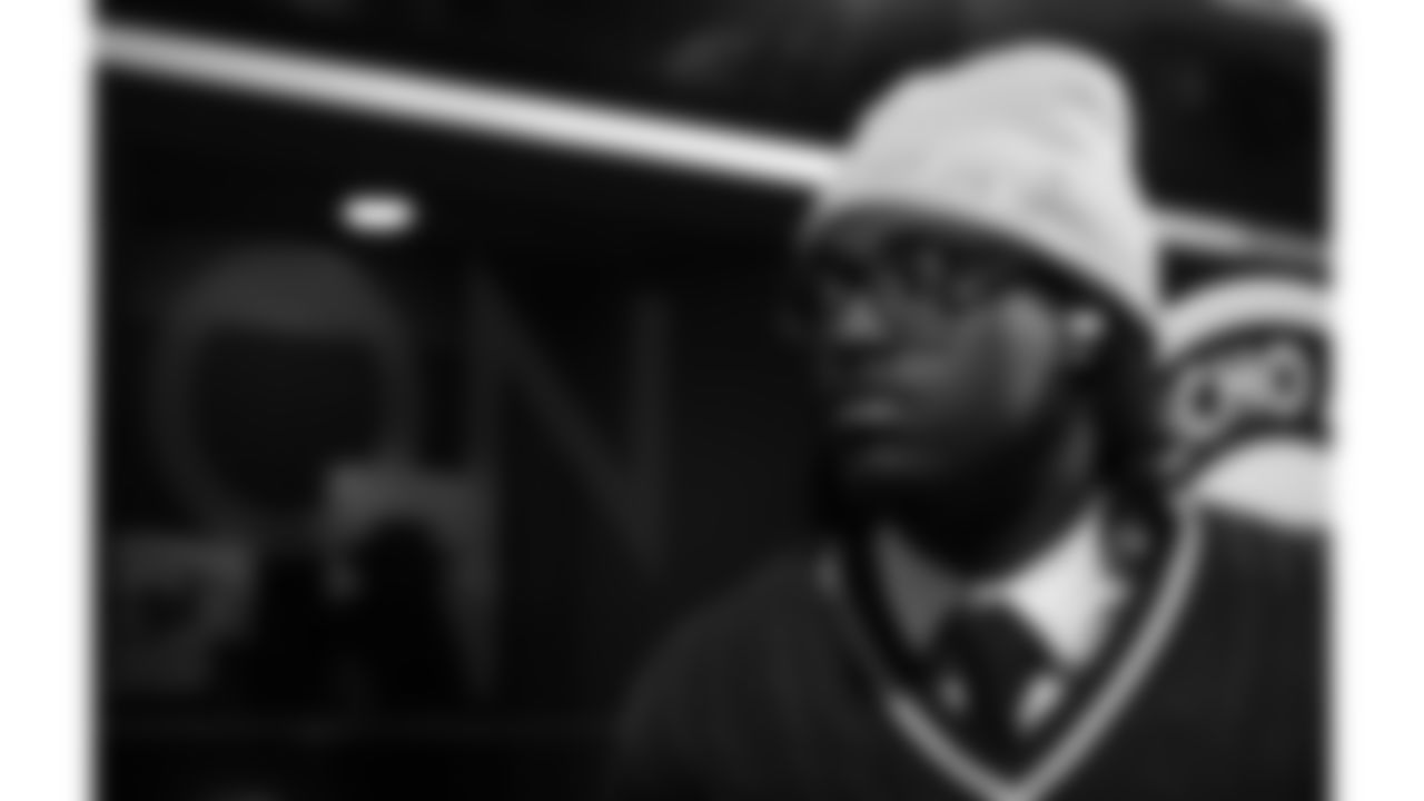 Kansas City Chiefs wide receiver Jalen Royals (11) arrives prior to a week 13 NFL football game against the Dallas Cowboys on Thursday, November 27, 2025 in Arlington, TX.