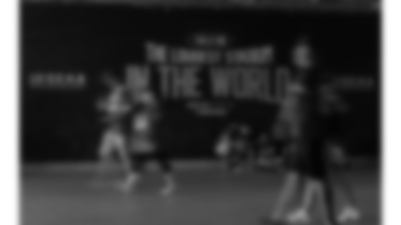 Fans walk the concourse prior to the week 2 NFL football game against the Philadelphia Eagles, Sunday, September 14, 2025 in Kansas City, MO.