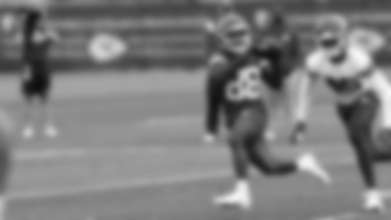 The Kansas City Chiefs during rookie mini camp on Saturday May 4, 2024.