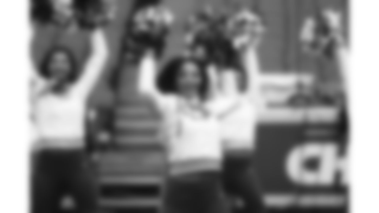 The Kansas City Chiefs Cheerleaders field rehearsal before a week 12 NFL football game against the Indianapolis Colts, Sunday, November 23, 2025 in Kansas City, MO.