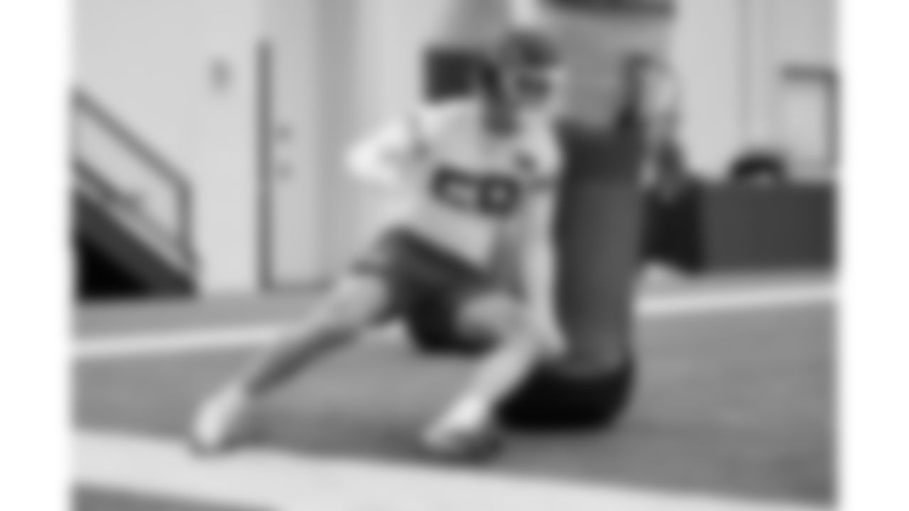 Kansas City Chiefs linebacker Cooper McDonald (59) during a week 16 practice on Thursday, December 18, 2025 in Kansas City, MO.