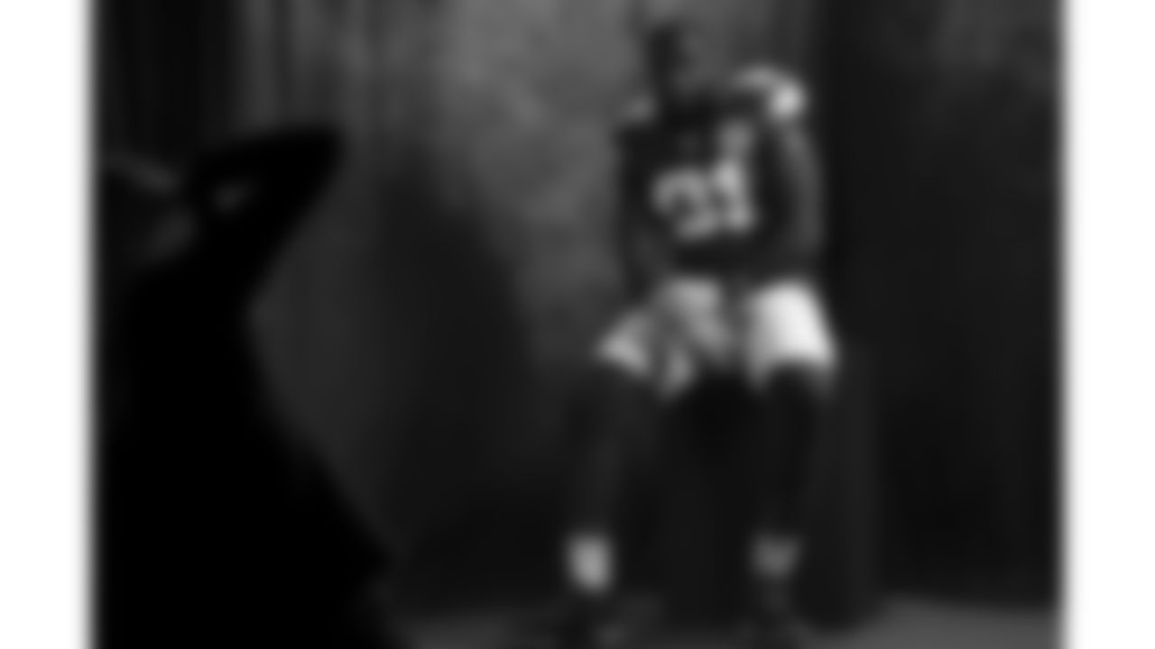 Kansas City Chiefs defensive end Felix Anudike-Uzomah (91) is photographed during the Kansas City Chiefs production day on June 16, 2025 in Kansas City, MO.