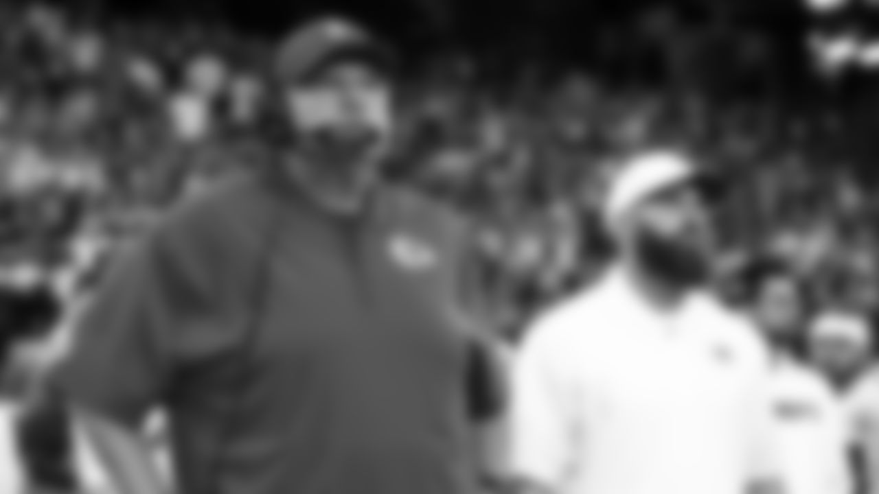Kansas City Chiefs Head Coach Andy Reid looks on prior to a preseason week 1 NFL football game against the Arizona Cardinals, Saturday, August 9, 2025 in Glendale, AZ.