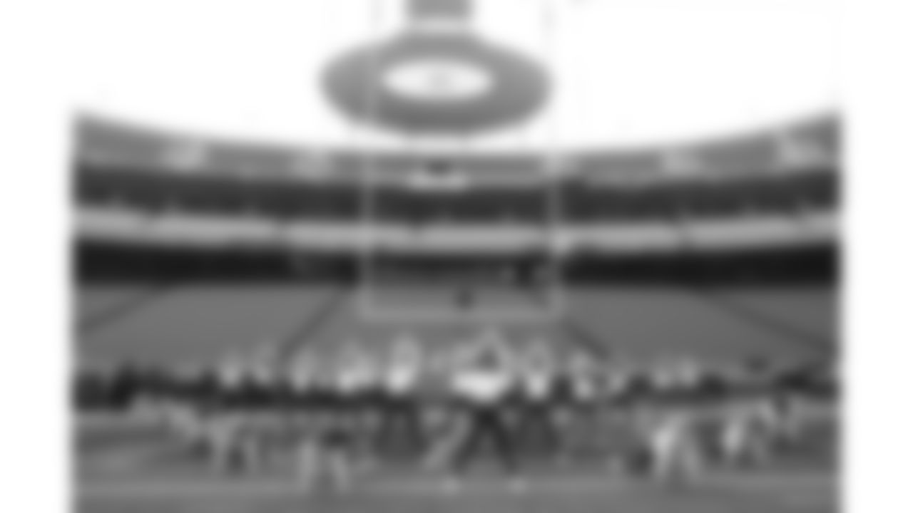 The Kansas City Chiefs Cheerleaders field rehearsal before a week 12 NFL football game against the Indianapolis Colts, Sunday, November 23, 2025 in Kansas City, MO.