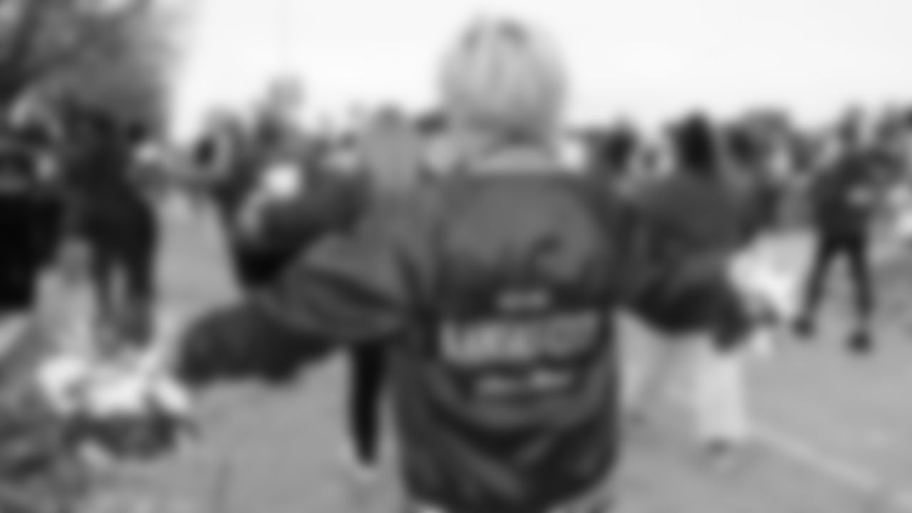 Kansas City Chiefs Alumni Cheerleaders in the pregame parade prior to a week 12 NFL Football game against the Indianapolis Colts on Sunday, November 23, 2025 in Kansas City, MO.