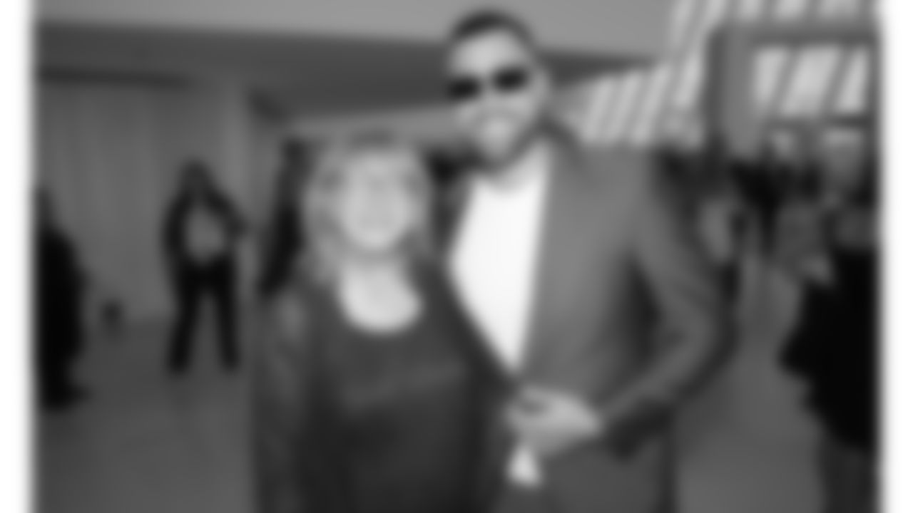 Kansas City Chiefs tight end Travis Kelce (87) and Donna Kelce before The ESPN Original Series The Kingdom exclusive screening on Sunday, August 24 2025 the Kauffman Center for the Performing Arts.