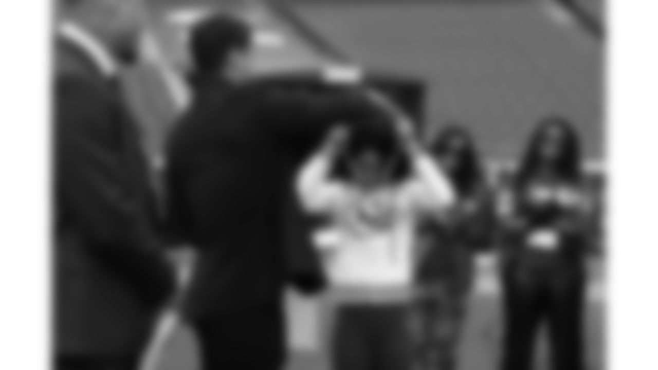 The Kansas City Chiefs Cheerleaders field rehearsal before a week 12 NFL football game against the Indianapolis Colts, Sunday, November 23, 2025 in Kansas City, MO.