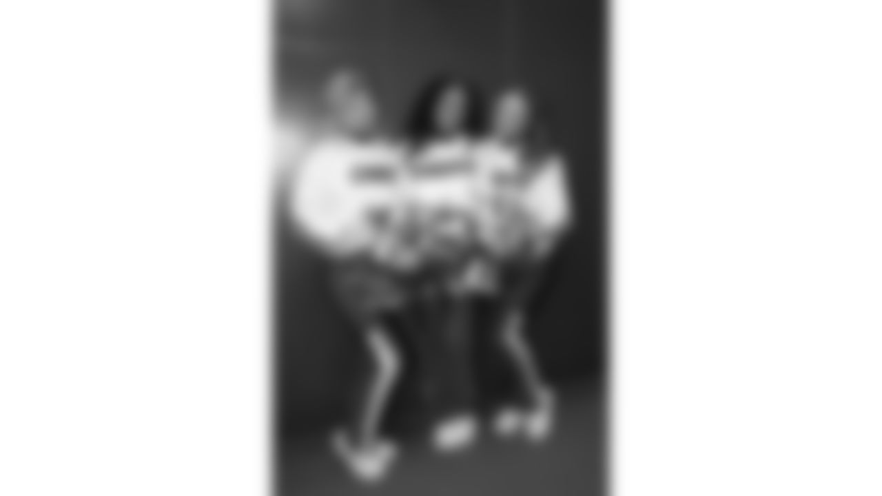 Kansas City Chiefs Cheerleaders in the 50-yard line tunnel prior to a week 14 NFL Football game against the Houston Texans on Sunday, December 7, 2025 in Kansas City, MO.