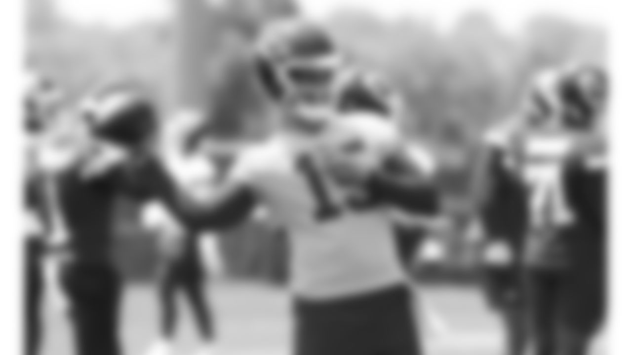 Kansas City Chiefs quarterback Patrick Mahomes (15) practices during phase 3 of OTAs on Monday June 10, 2025 in Kansas City, MO.