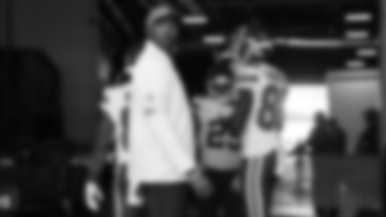 Kansas City Chiefs Running Backs Coach Todd Pinkston prior to a week 11 NFL Football game against the Denver Broncos on Sunday, November 16, 2025 in Denver, Colorado.