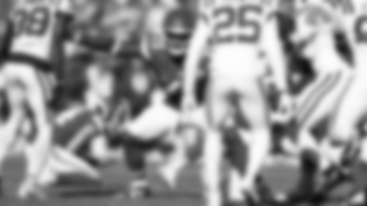 Kansas City Chiefs tackle Josh Simmons (71) defends the field goal kick during a week 12 NFL Football game against the Indianapolis Colts on Sunday, November 23, 2025 in Kansas City, MO