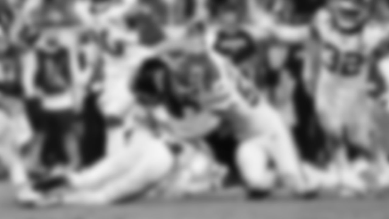 Kansas City Chiefs linebacker Leo Chenal (54) makes a tackle during a week 5 NFL football game against the Jacksonville Jaguars, Monday, October 6, 2025, in Jacksonville, FL.