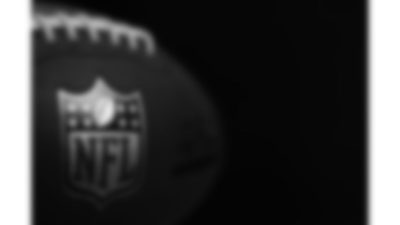 An NFL football during the Kansas City Chiefs production day on June 16, 2025 in Kansas City, MO.