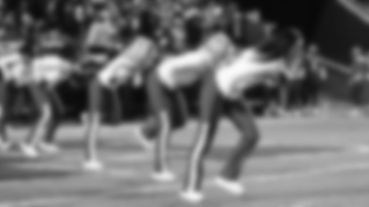 Kansas City Chiefs Cheerleaders perform during a week 14 NFL Football game against the Houston Texans on Sunday, December 7, 2025 in Kansas City, MO.